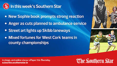 IN THIS WEEK'S SOUTHERN STAR: New Sophie book prompts strong reaction; Street art lights up Skibb laneways; Mixed fortunes for West Cork teams in county championships; In shops and online via our ePaper from Thursday, September 19th Image