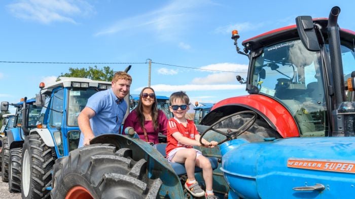 Dan, Olivia and Jack Lynch, Bantry supporting the event. (Photo: David Patterson)