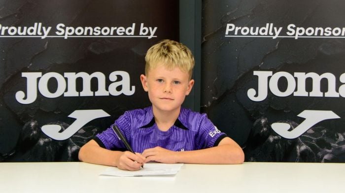 Caolan Cleary, a young member of the Bunratty United squad was chosen to participate in the West Cork Academy training programme.   (Photo: Tony O'Donovan)