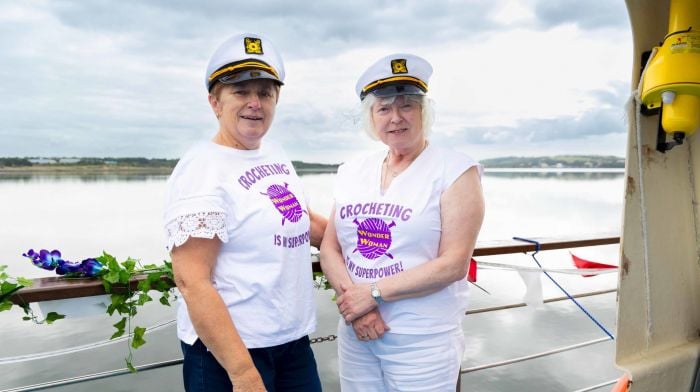 Breeda Lane, Tower and Margaret Daly, Ballyvolane on Cork Harbour Cruises celebrating the recent launch of Cork Cancer Care Centre's rebranding to Iris House Cork Cancer Support. (Photo: Alison Miles)