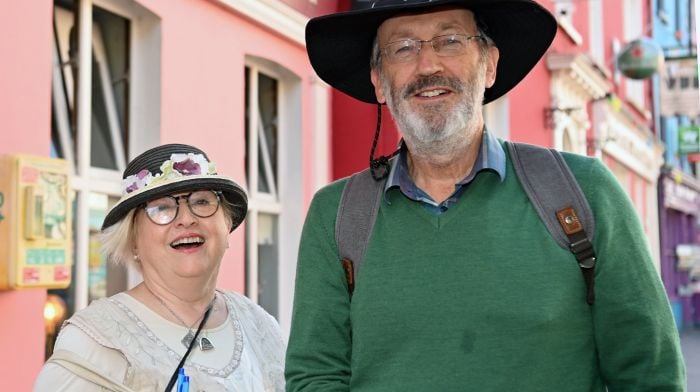 Locals Greta Kelly and Shane Minogue out and about in Clonakilty.  (Photo: Martin Walsh)