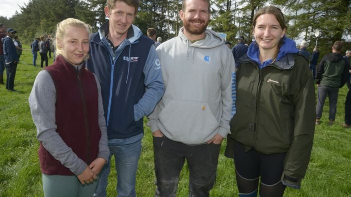 Sarah Abel and Nick Phillips from Crossbarry and Scott and Sophia Kingston from Bandon at a farm Zero C open day which was held at Shinagh estate in Bandon. (Photo: Denis Boyle)