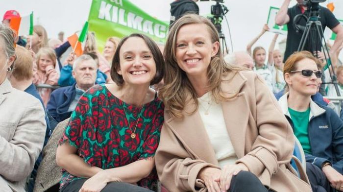 SD councillor Isobel Towse with party leader Holly Cairns. (Photo: Karlis Dzjamko)