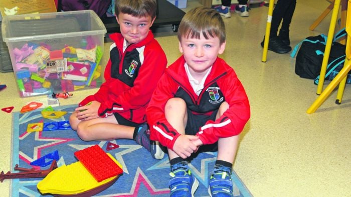 At Gaelscoil Dhroichead na Banndan were Kyle Faithfull and Iarlaith Ó Conchúir. (Photo: Denis Boyle)