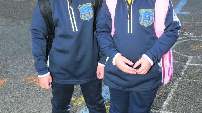 At Bandon primary school were Indie O'Gorman and Rubeigh Lynch. (Photo: Denis Boyle)