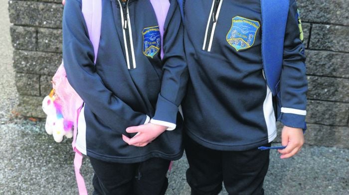 At Bandon primary school were Ema Murphy and Duane Hickey. (Photo: Denis Boyle)