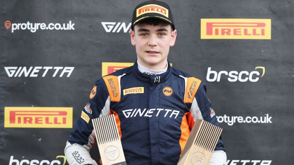 Colin Cronin powers to his first-ever circuit racing victory Image