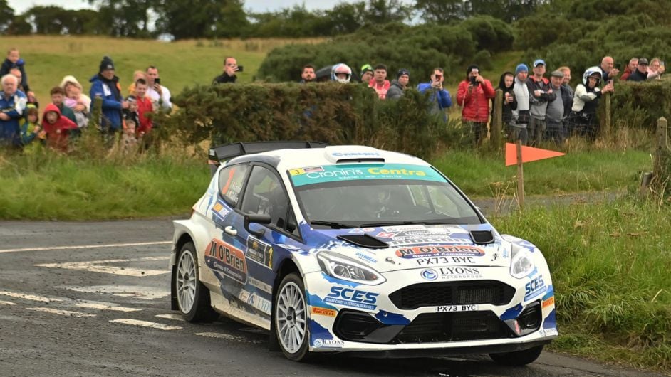 Keith Cronin in Irish Tarmac Rally Championship with Callum Devine on Cork ‘20’ Rally Image