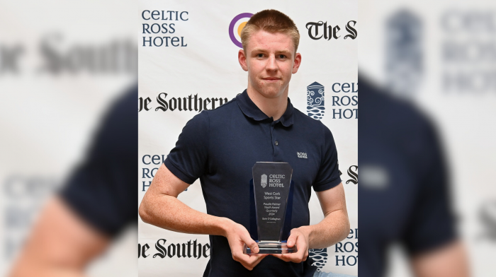 WATCH: Eoin O'Callaghan is the latest winner of a West Cork Sports Star Paudie Palmer Youth quarterly award Image