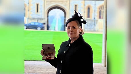 King Charles honours Jacqueline with OBE Image