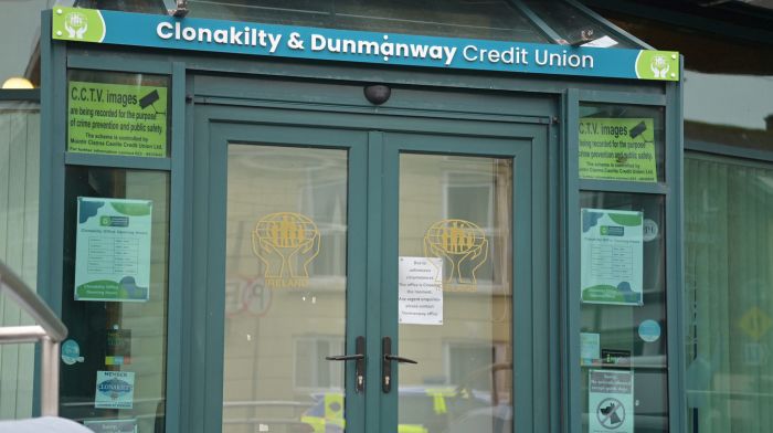 Man charged with robbery at Clonakilty Credit Union Image