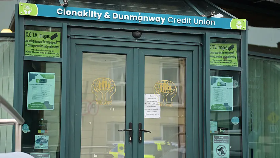 Man charged with robbery at Clonakilty Credit Union Image