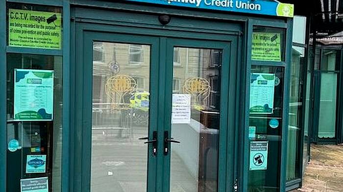 Gardaí appeal for witnesses to Clon Credit Union robbery Image