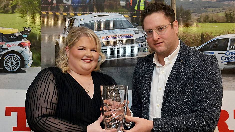 Dunmanway co-driver Donnchadh Burke wins award Image