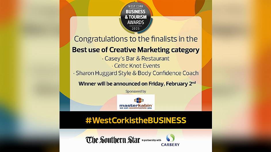 Meet the Best Use of Creative Marketing finalists – West Cork Business & Tourism Awards 2023 Image