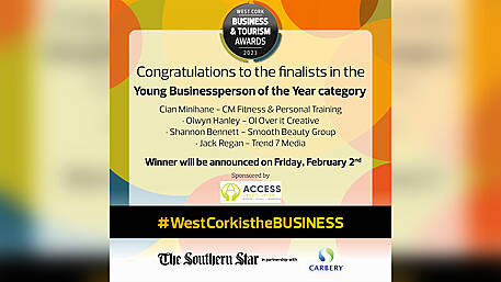 Meet the Young Businessperson finalists – West Cork Business & Tourism Awards Image