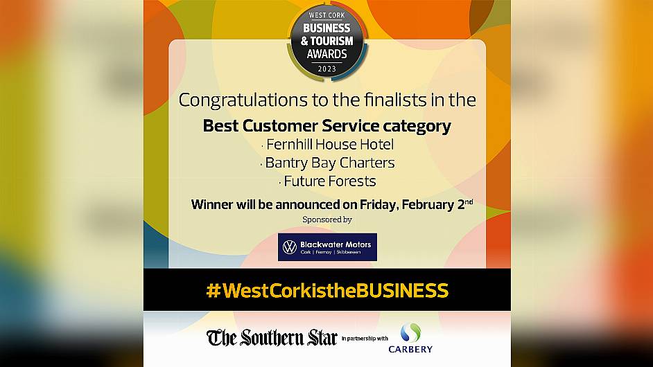 Meet the Best Customer Service finalists – West Cork Business & Tourism Awards Image