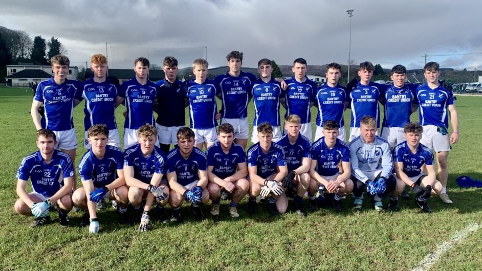 Bantry Blues advance to Carbery U21A football final after surviving late Clonakilty rally Image