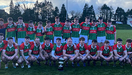 Ballinora trailblazers win club’s first-ever Mid Cork U21A football decider Image