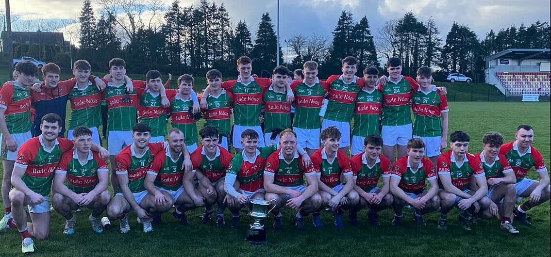 Ballinora trailblazers win club’s first-ever Mid Cork U21A football decider Image