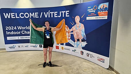 Kilmac rower Lucy O'Brien brings World and European indoor medals home to West Cork Image