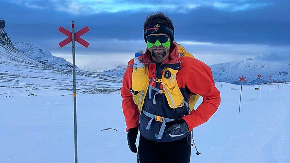 Marathon runner Alex goes above and beyond in Arctic Image