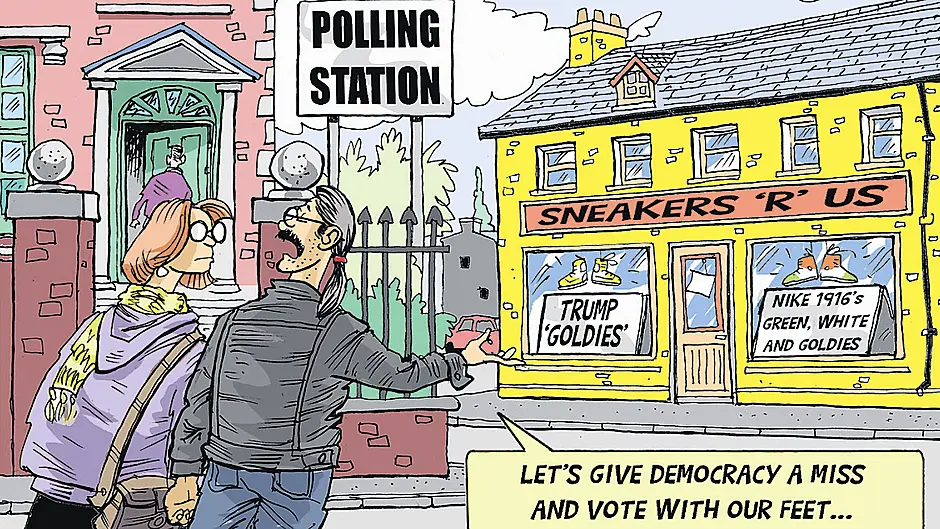 COLM TOBIN: From referenda boredom to Ben’s Rising arches, it’s all a bit Wonky Image