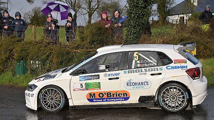 ‘It was the toughest rally I’ve ever done,’ says Daniel Cronin after second-place finish in Mayo Image