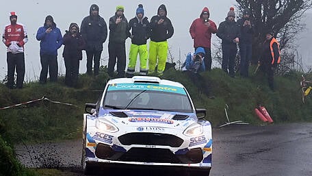 Keith Cronin in control of West Cork Rally in Clonakilty Image