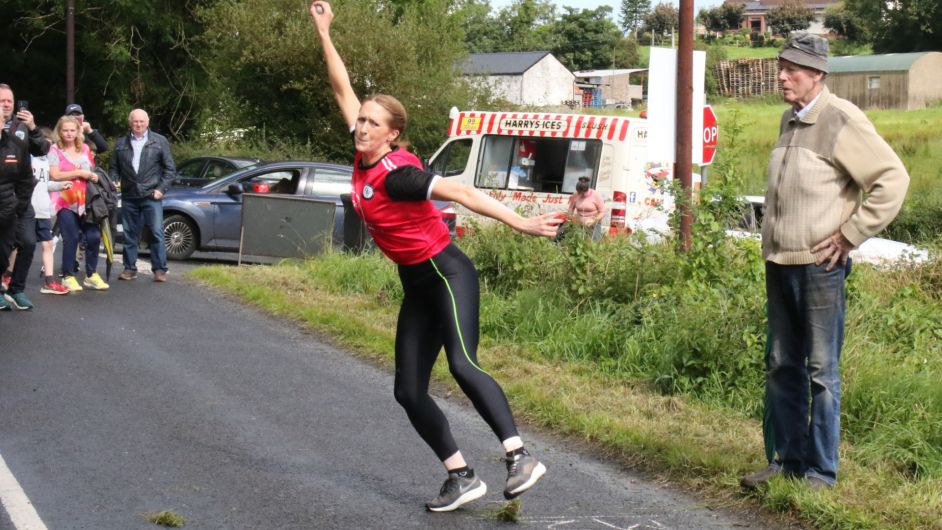 Reigning women's senior champion Geraldine Curtin shows she means business  Image