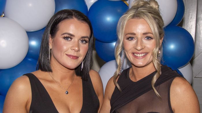 Emma Daly and Noreen O Sullivan at the Castlehaven GAA and LFGA
medal presentation and dinner dance in Skibbereen’s West Cork Hotel. (Photo: Andrew Harris)