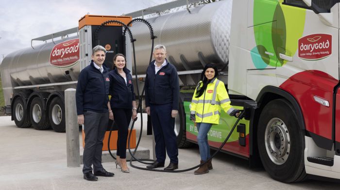 Dairygold launches its first electric milk truck Image