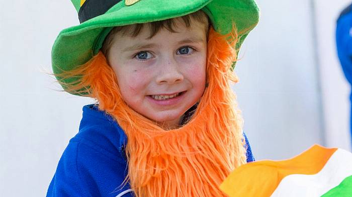 REPRO FREE
Sean Henderson from Kinsale pictured at this years Kinsale St. Patricks Day Parade.
Picture. John Allen