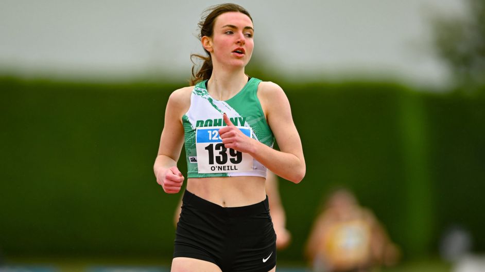 Maeve O’Neill races to new 800m personal best in Florida Image