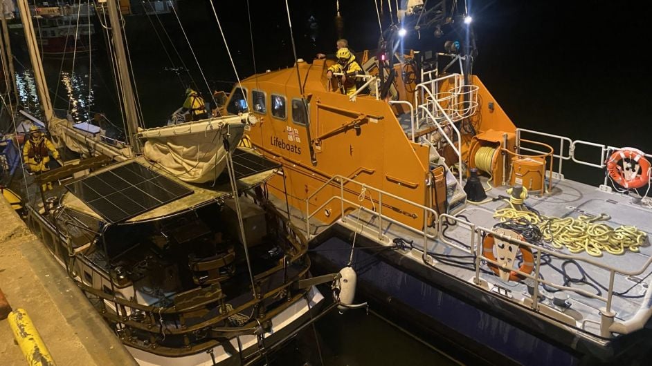 RNLI rescues person on board yacht off West Cork coast Image