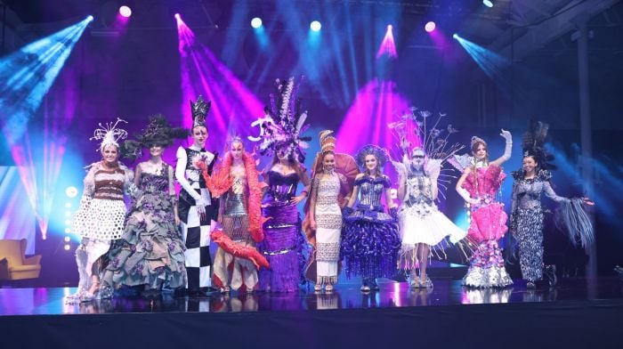 Students from Colaiste Pobail Bheanntrai through to the Junk Kouture World Final Image