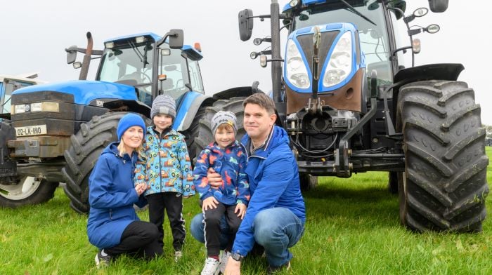 Catriona, Dillon, Luke and Conor Hennessy (Rathbarry) at the event, from which proceeds are going to Breakthrough Cancer Research and Cope Foundation. The run this year was in memory of former club member, Anthony Doolan.(Photos: David Patterson)