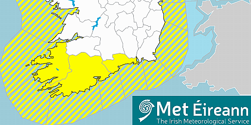 Yellow weather warning issued for West Cork Image