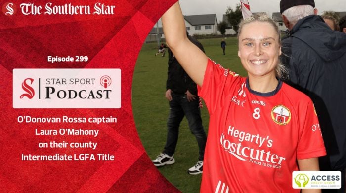 O’Donovan Rossa captain Laura O’Mahony on their county Intermediate LGFA title Image