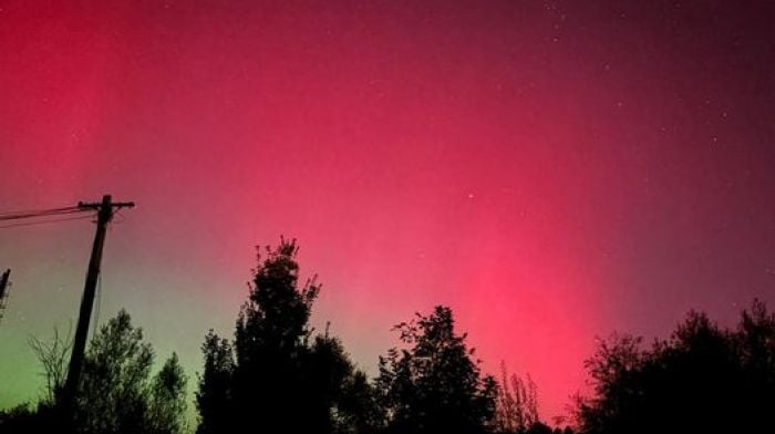 The Northen Lights over Bantry sent in by Liz Campbell.