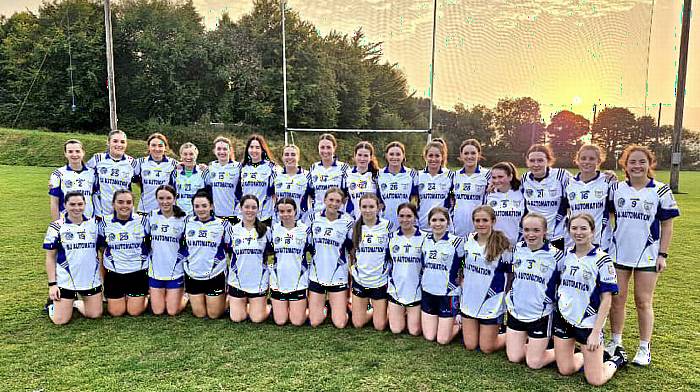 The Ballinhassig intermediate camogie team who have now qualified for the county final against Ballinora.