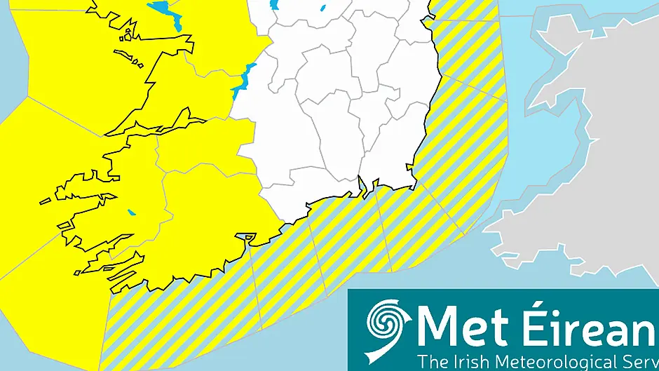 Yellow weather warning issued for West Cork Image