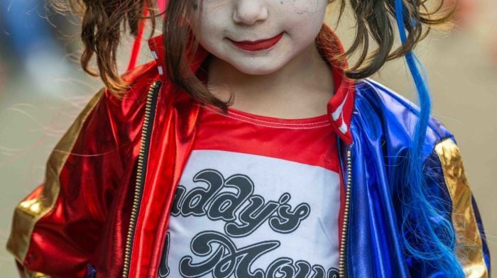 Right: Dressed up at the event as the DC Comics character Harley Quinn was Neabha O'Shea from Skibbereen. (Photo: Andy Gibson )