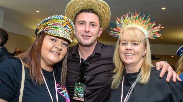 Tracey Devereux (Carrigaline), Ciaran Lynch (Ballygarvan) and Evelyn Crowley (Carrigaline) at the Mad Hatters Taste of Kinsale during the recent 46th Kinsale Gourmet Festival which was organised by the Good Food Circle of local restaurants.  (Photo:  John Allen)