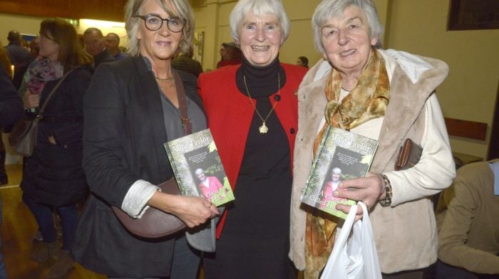 Hannie Kelly (Cloughduv) with Alice Taylor and Ann Crowley (Innishannon) at the launch of Alice’s new book A Place Called Home. (Photo: Denis Boyle)