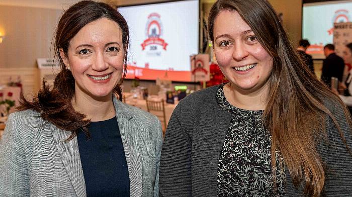 Rosscarbery, West Cork, Ireland. 1st Nov, 2024. The Southern Star held its 2024 Farming Awards on Friday last, at the Celtic Ross Hotel, Rosscarbery. Pictured at the awards are Camila O'Riordan & Annette Sweetnam, SWS Forestry. Photo: Andy Gibson.