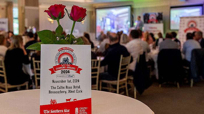 Rosscarbery, West Cork, Ireland. 1st Nov, 2024. The Southern Star held its 2024 Farming Awards on Friday last, at the Celtic Ross Hotel, Rosscarbery. A large number of people attended the event. Photo: Andy Gibson.