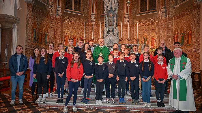 Knockskeagh National School was invited to provide the choir for the special occasion of the mass which was held at Church of the Immaculate Conception, Clonakilty, to which all the school communities in the Diocese of Ross were invited to celebrate a mass to call on God's blessings for the year ahead and to celebrate everything that is good in our schools.