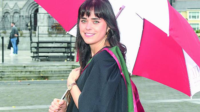 Liza Tsesnokova from Carrigaline graduated from the inaugural class of the iEd Hub’s MSc in industrial pharmaceutical sciences, operations and management at UCC.  (Photo: David Keane)