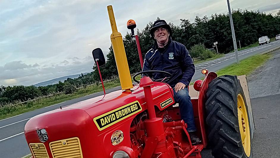 Teacher’s tractor trek for Gaza raises over €25,000 Image